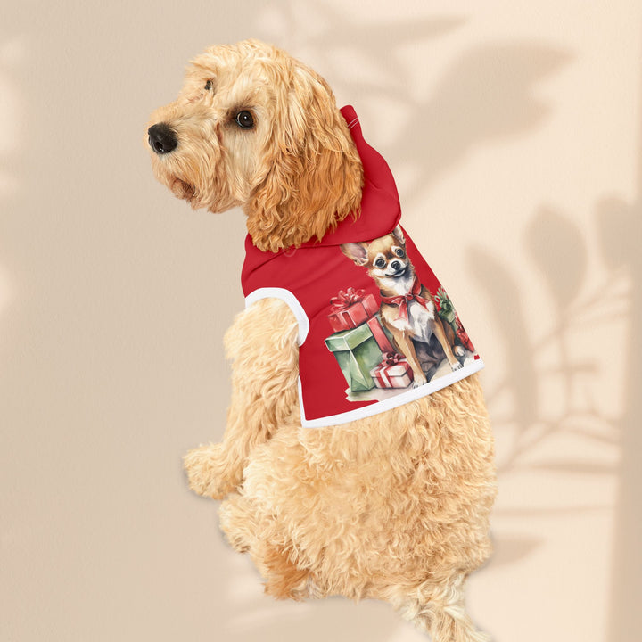 Cheerful Chihuahua Hoodie for Small Dogs, Holiday Wear for Pets