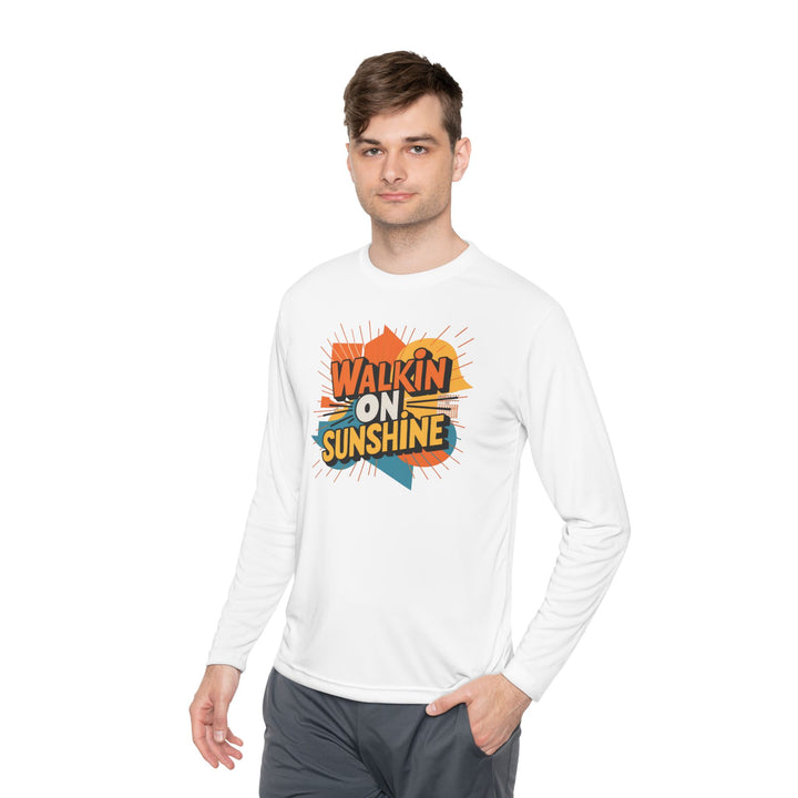 Unisex Lightweight Long Sleeve Tee - Walking On Sunshine