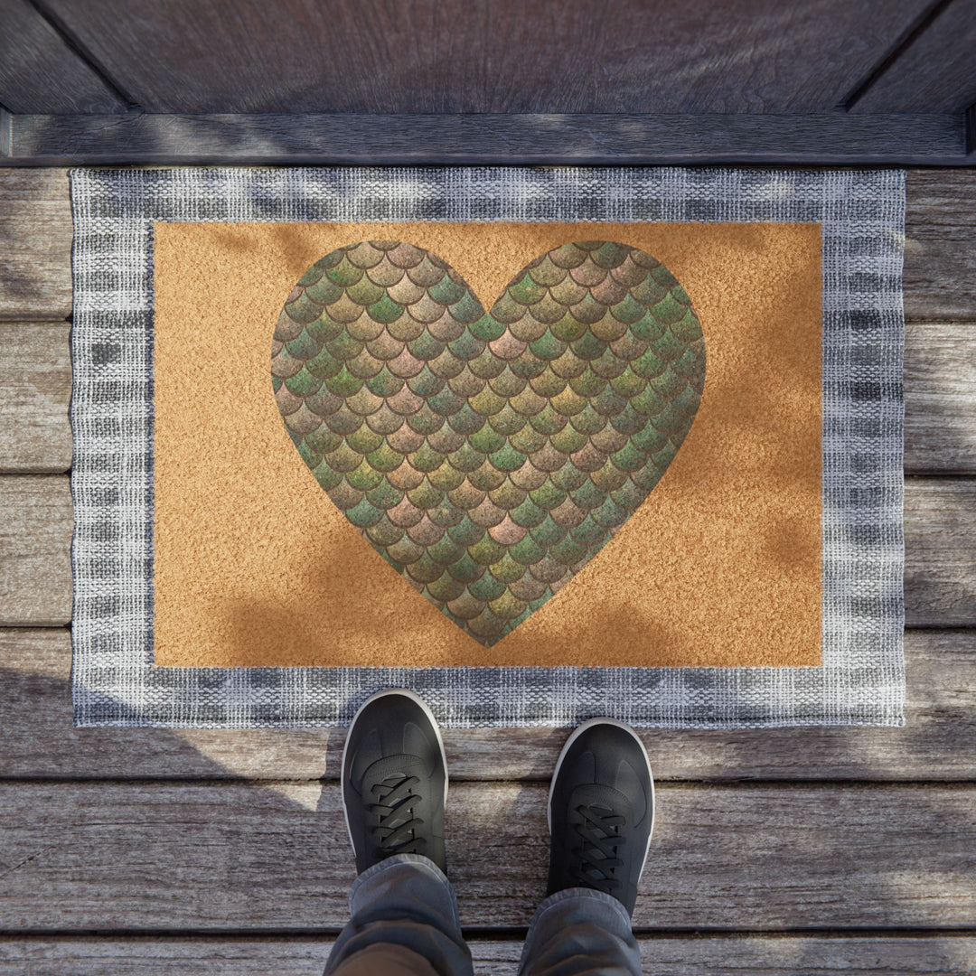 Mermaid Heart Doormat