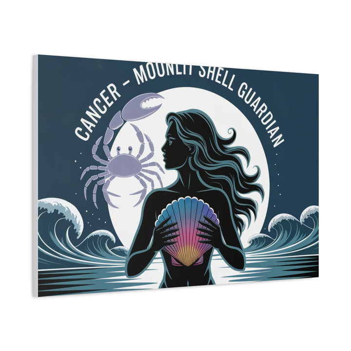 Zodiac Cancer Matte Stretched Canvas Wall Art