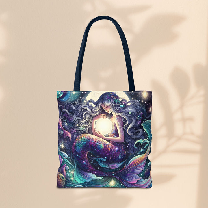 Celestial Mermaid Secret Tote Bag – Stylish Reusable Beach Trip Bag