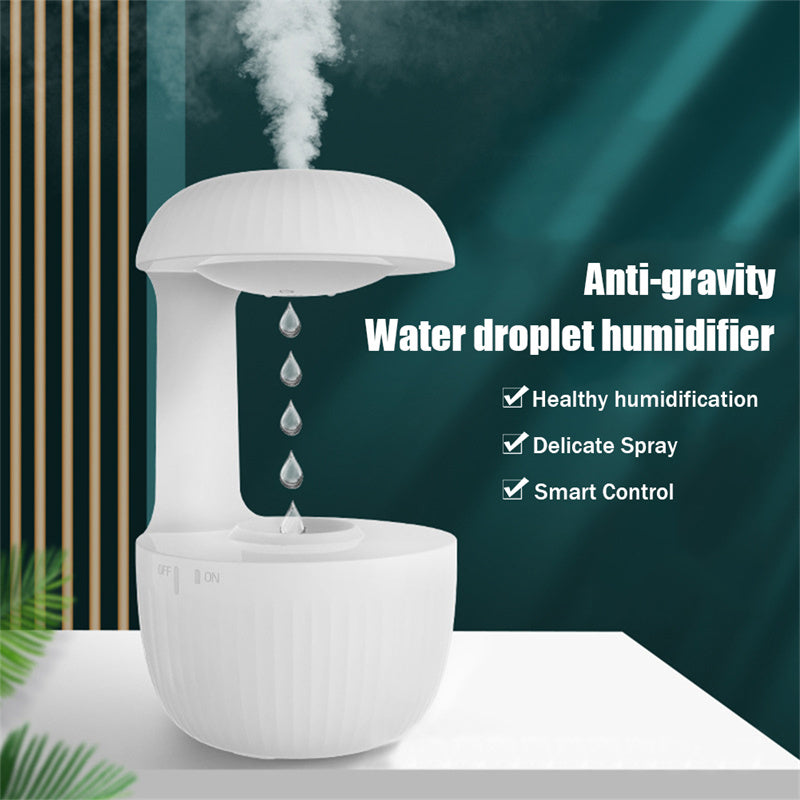 Anti-Gravity Air Humidifier | Levitating Water Drop Cool Mist Diffuser
