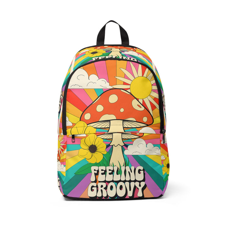 Unisex Fabric Backpack - Feeling Groovy