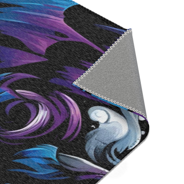 Mystical Dragon Area Rug - Bohemian Home Decor, Gift for Fantasy Lovers