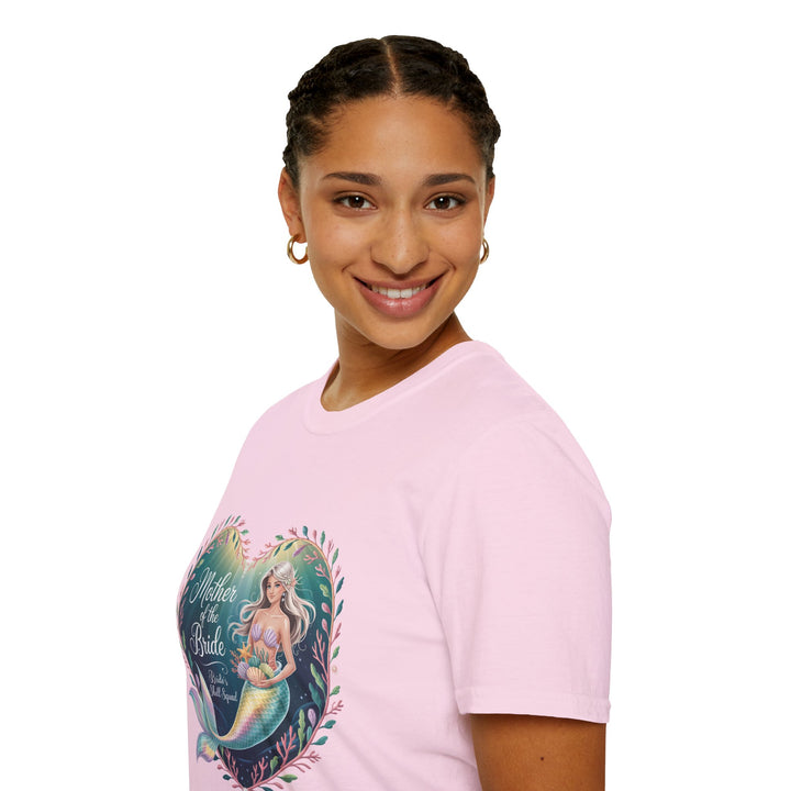 Mother of the Bride Mermaid Unisex Softstyle T-Shirt