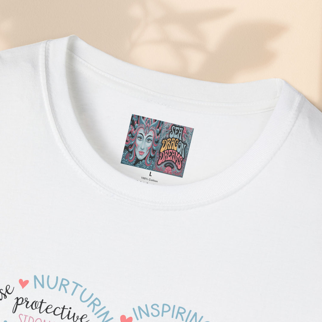 Foster Mom Heart T-Shirt - Unisex Softstyle Tee for Every Occasion