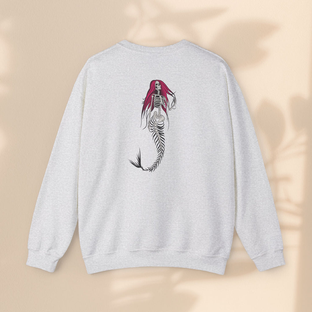 Unisex Heavy Blend™ Crewneck Sweatshirt - Halloween Mermaid Bones