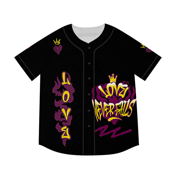 Men's Baseball Jersey (AOP) - Love Never Fails