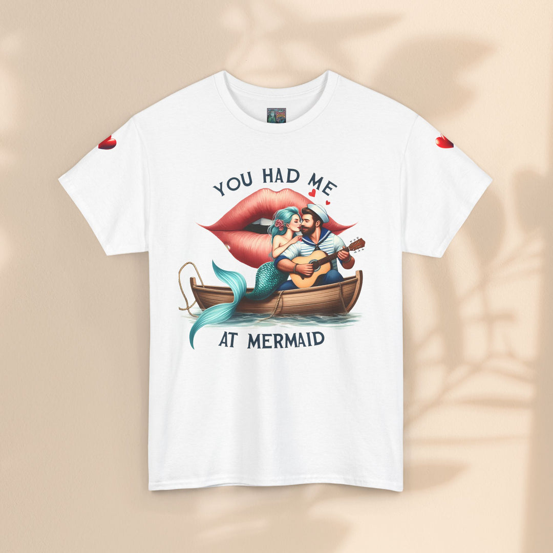 Unisex Heavy Cotton Tee - You Had Me At Mermaid