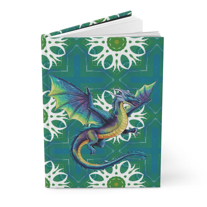 Hardcover Journal Matte - Electric Dragon