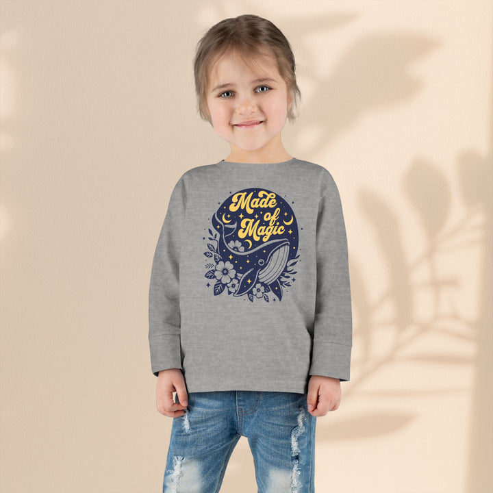 Made of Magic - Toddler Long Sleeve Tee, Kids Clothing