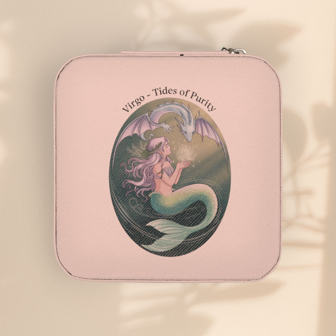 Virgo Jewelry Travel Case — Compact Zodiac Organizer