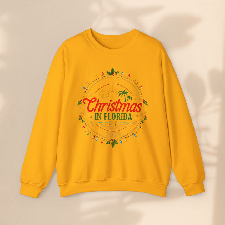 Unisex Heavy Blend™ Crewneck Sweatshirt - Christmas in Florida