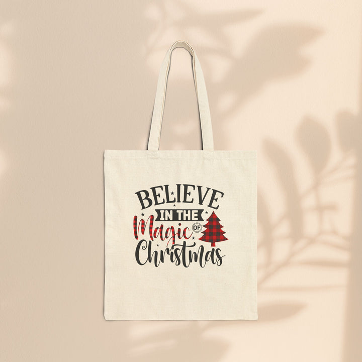 Cotton Canvas Tote Bag - Christmas Magic