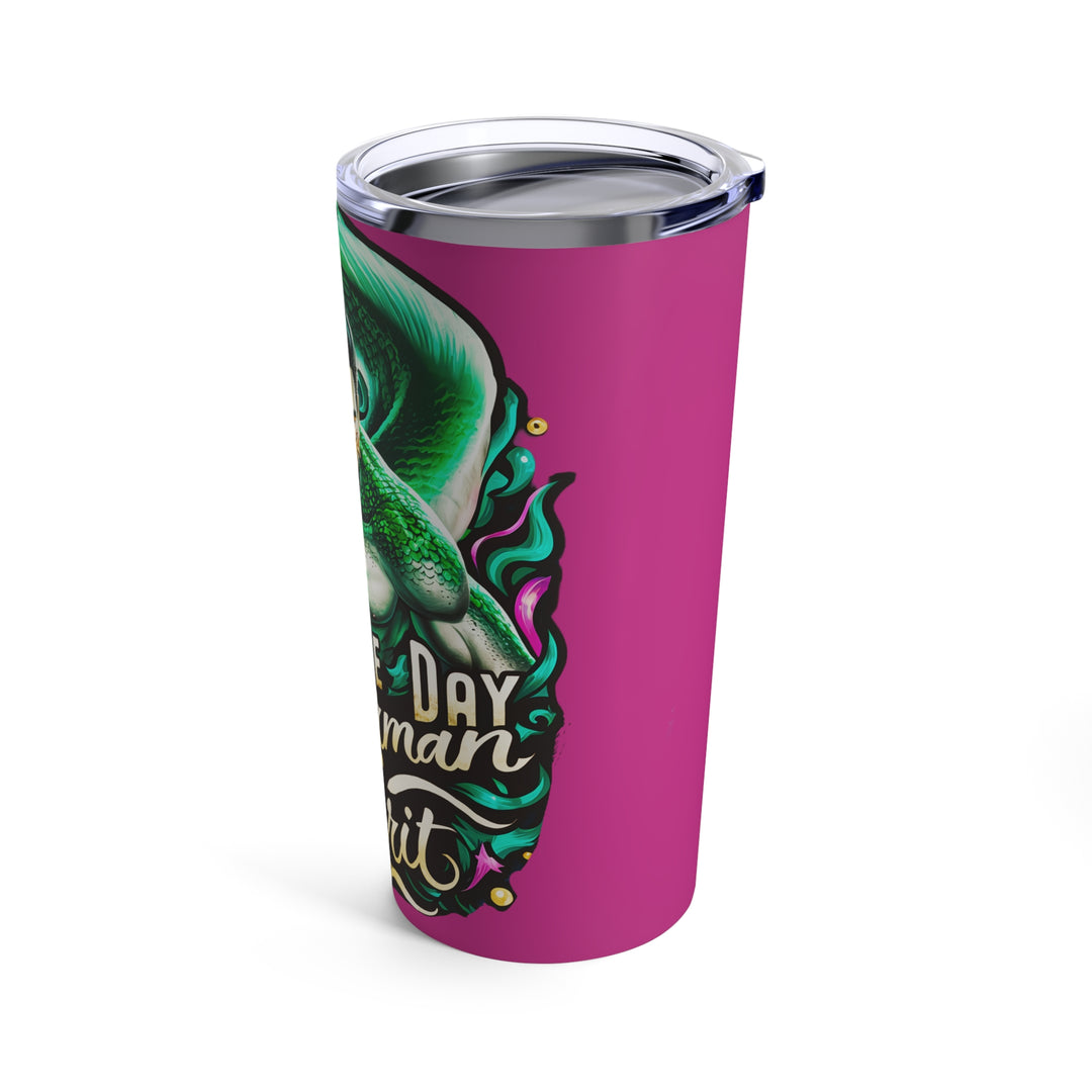 Tumbler 20oz - Seas the Day with the Merman Spirit