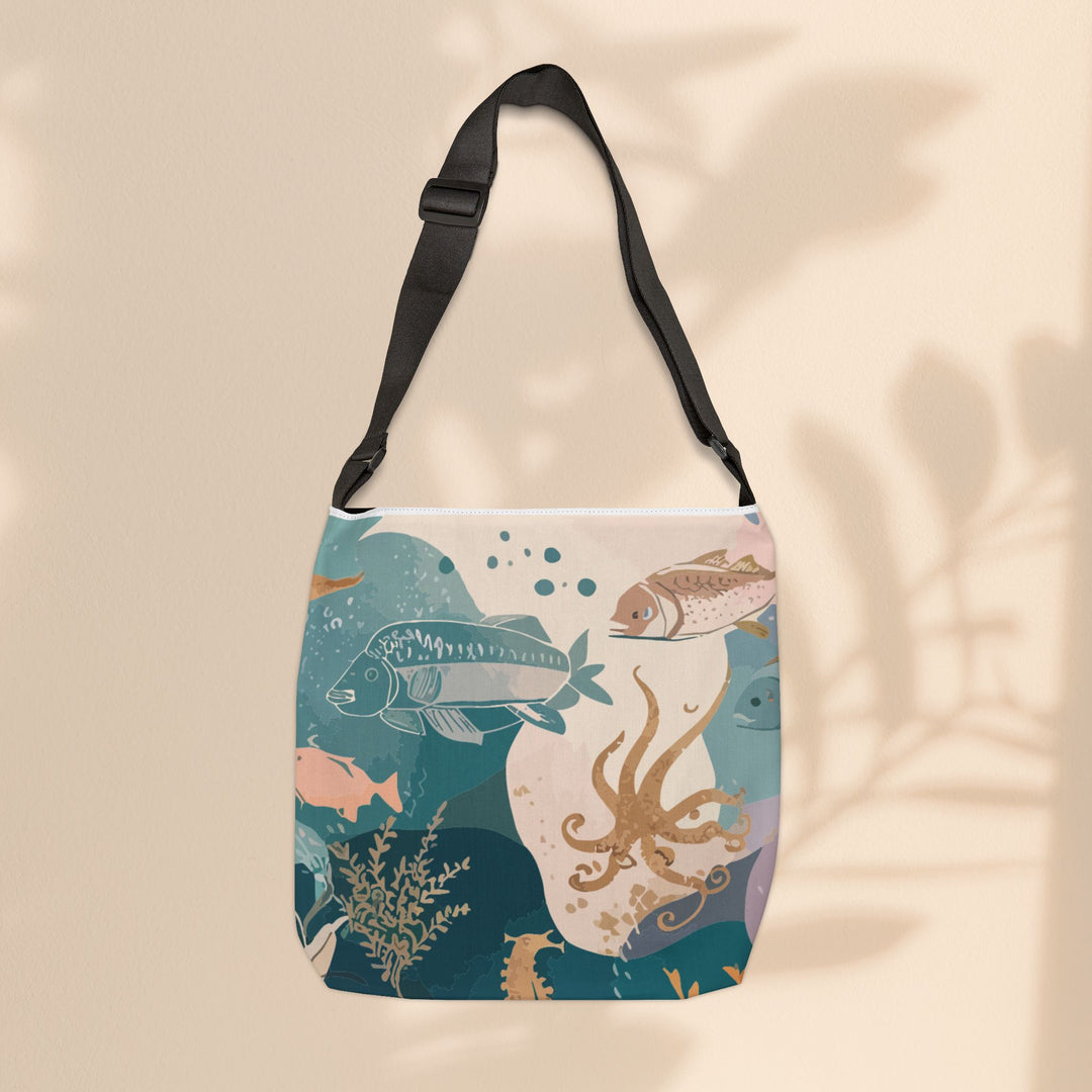 Adjustable Tote Bag (AOP) - Under The Sea