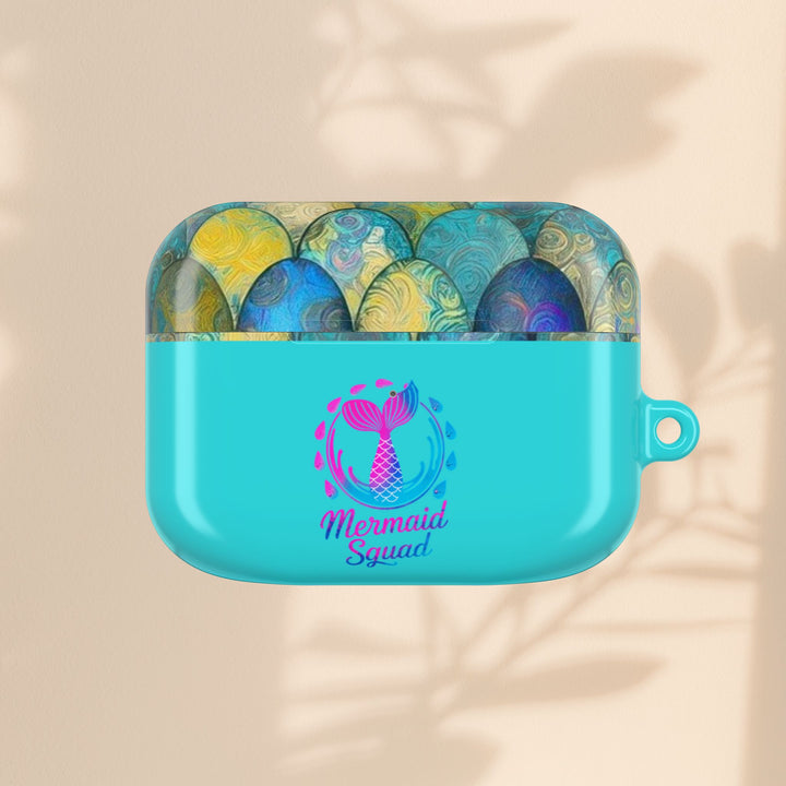Mermaid Squad AirPods Case – Turquoise Mermaid Tail Cover