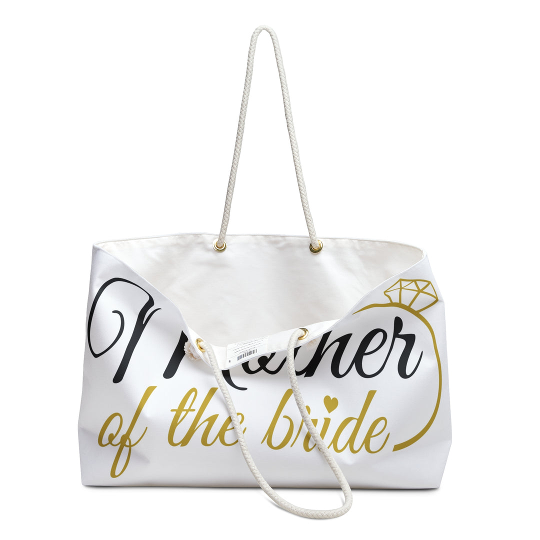 Elegant Mother of the Bride Weekender Bag, Bridal Gift, Wedding Accessory, Travel Tote, Engagement Celebration