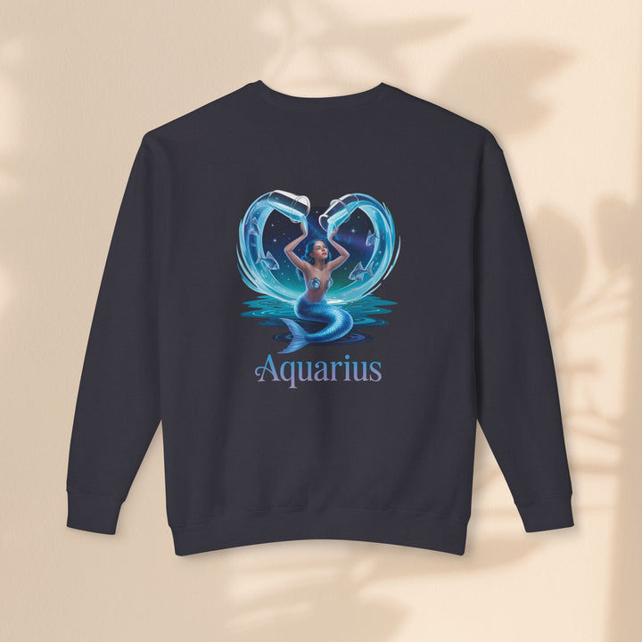 Aquarius Unisex Crewneck Sweatshirt, Zodiac Gifts, Astrology Apparel, Horoscope Sweatshirt, Birthday Gifts