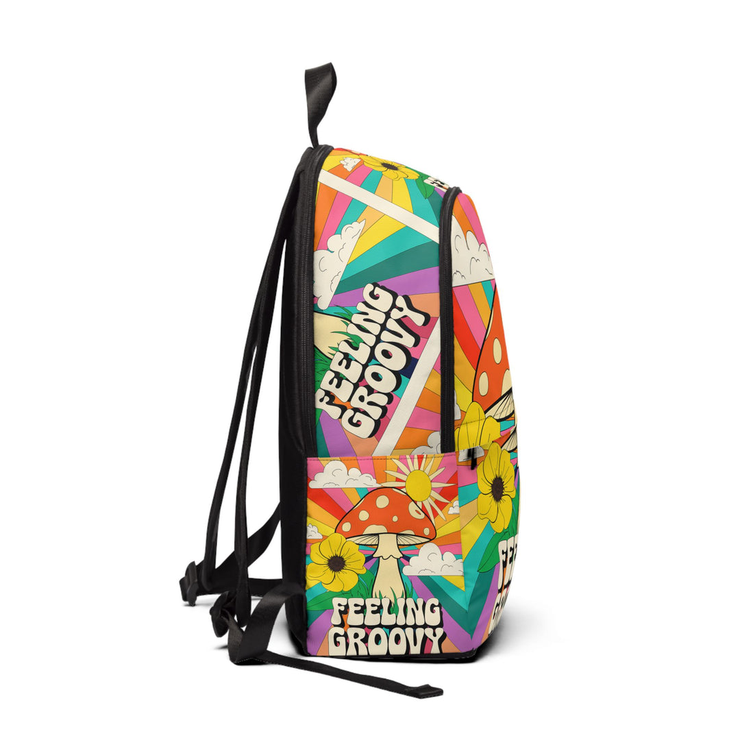 Unisex Fabric Backpack - Feeling Groovy