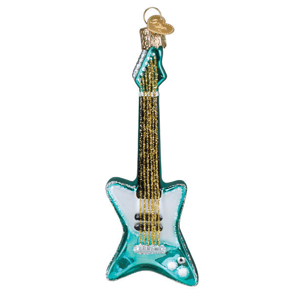 Rockin’ Electric Guitar Christmas Ornament – Musician Gift