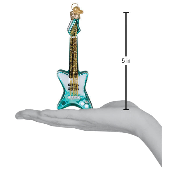 Rockin’ Electric Guitar Christmas Ornament – Musician Gift