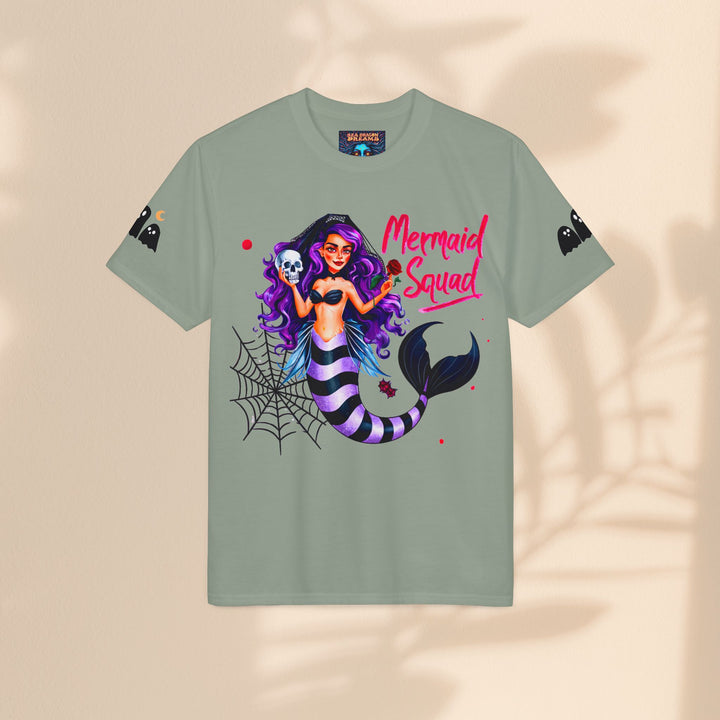 Mermaid Squad Graphic T-Shirt — Halloween Goth Mermaid Tee