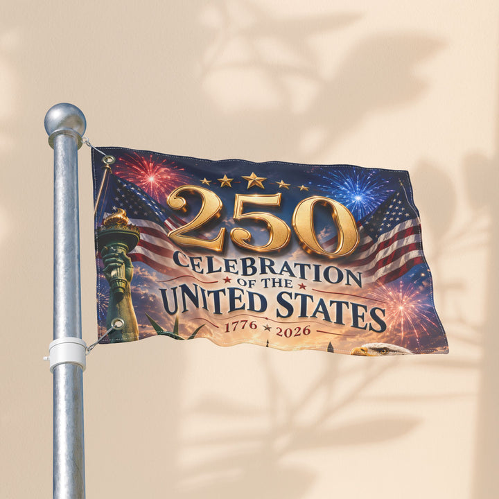 250th United States Celebration Flag — Double-Sided Patriotic Flag