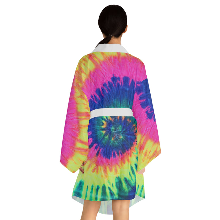 Long Sleeve Kimono Robe - Tie Dye