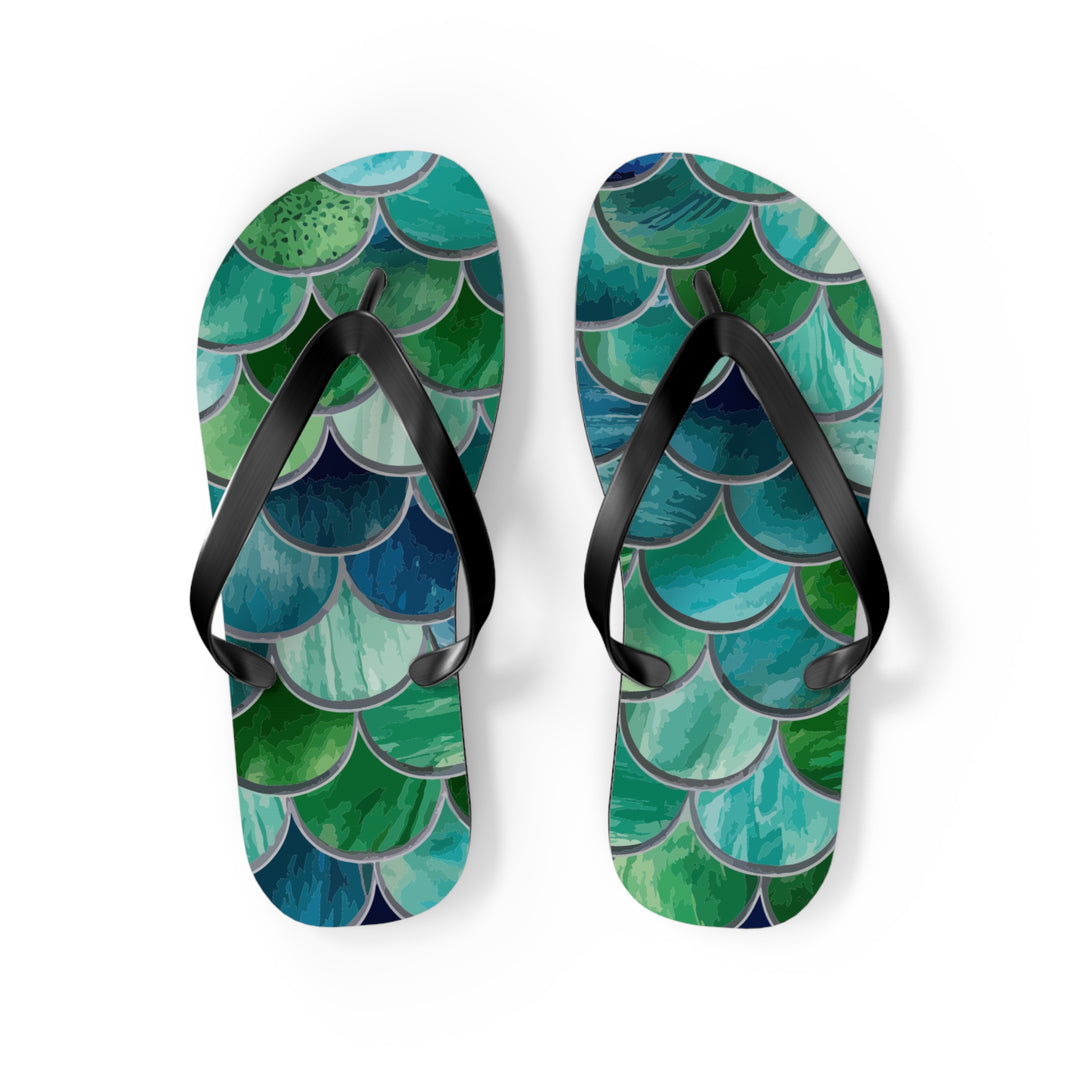 Flip Flops - Mermaid Scales