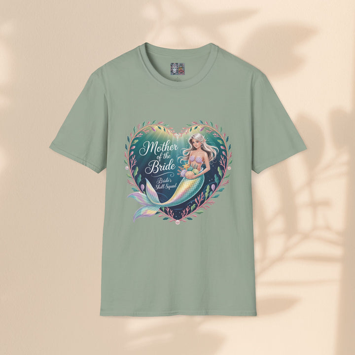 Mother of the Bride Mermaid Unisex Softstyle T-Shirt