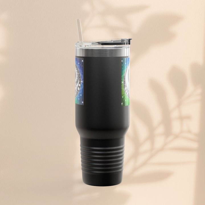 Galaxy Dragon Insulated Travel Mug - 40oz Eco-Friendly Water Bottle, Perfect for Camping, Road Trips, Gifts for Him/Her, Motivational Cup