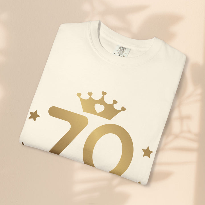 70 and Fabulous Unisex Garment-Dyed T-shirt | Birthday Celebration Tee, Gift for 70th Birthday, Vintage Style Shirt, Fun Party Wear, [...]