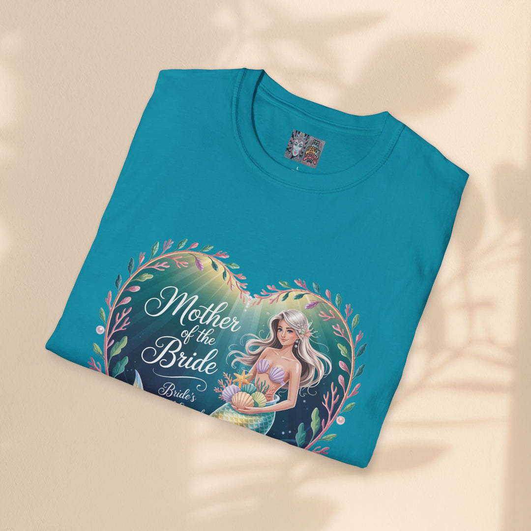Mother of the Bride Mermaid Unisex Softstyle T-Shirt