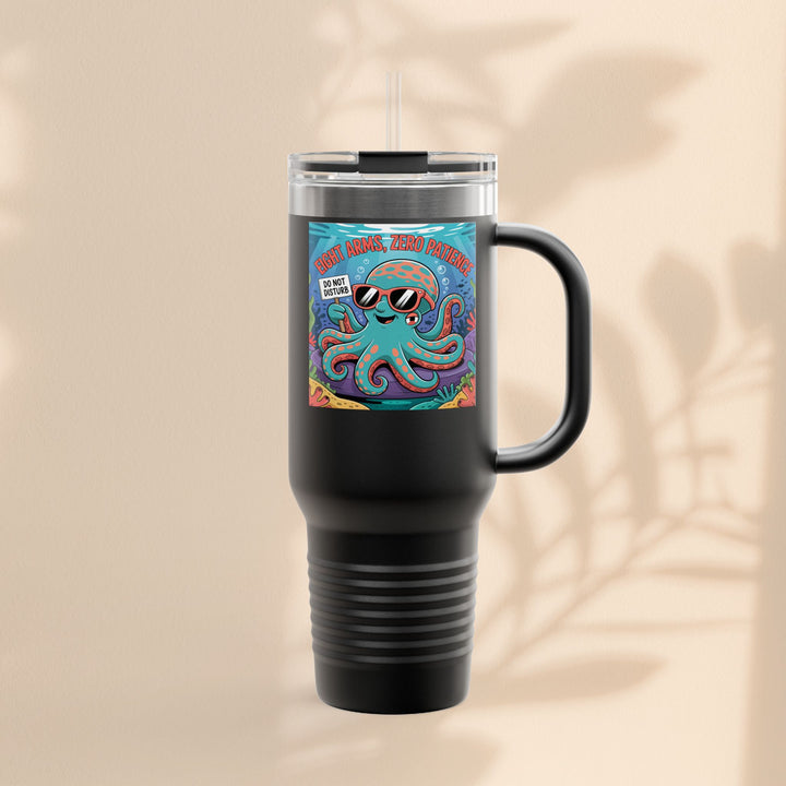 Eight Arms Zero Patience Insulated Travel Mug, 40oz