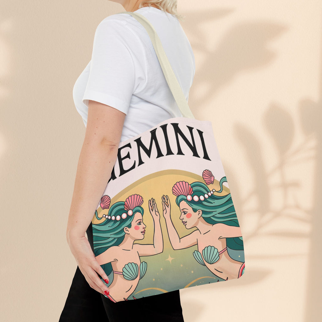 Gemini Zodiac Tote Bag, Astrological Bag, Personalized Gift, Astrology Lover, Horoscope Accessory, Birthday Present