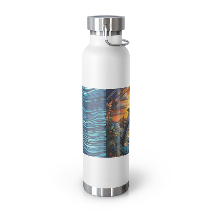 Copper Vacuum Insulated Bottle, 22oz - Dolphin Love