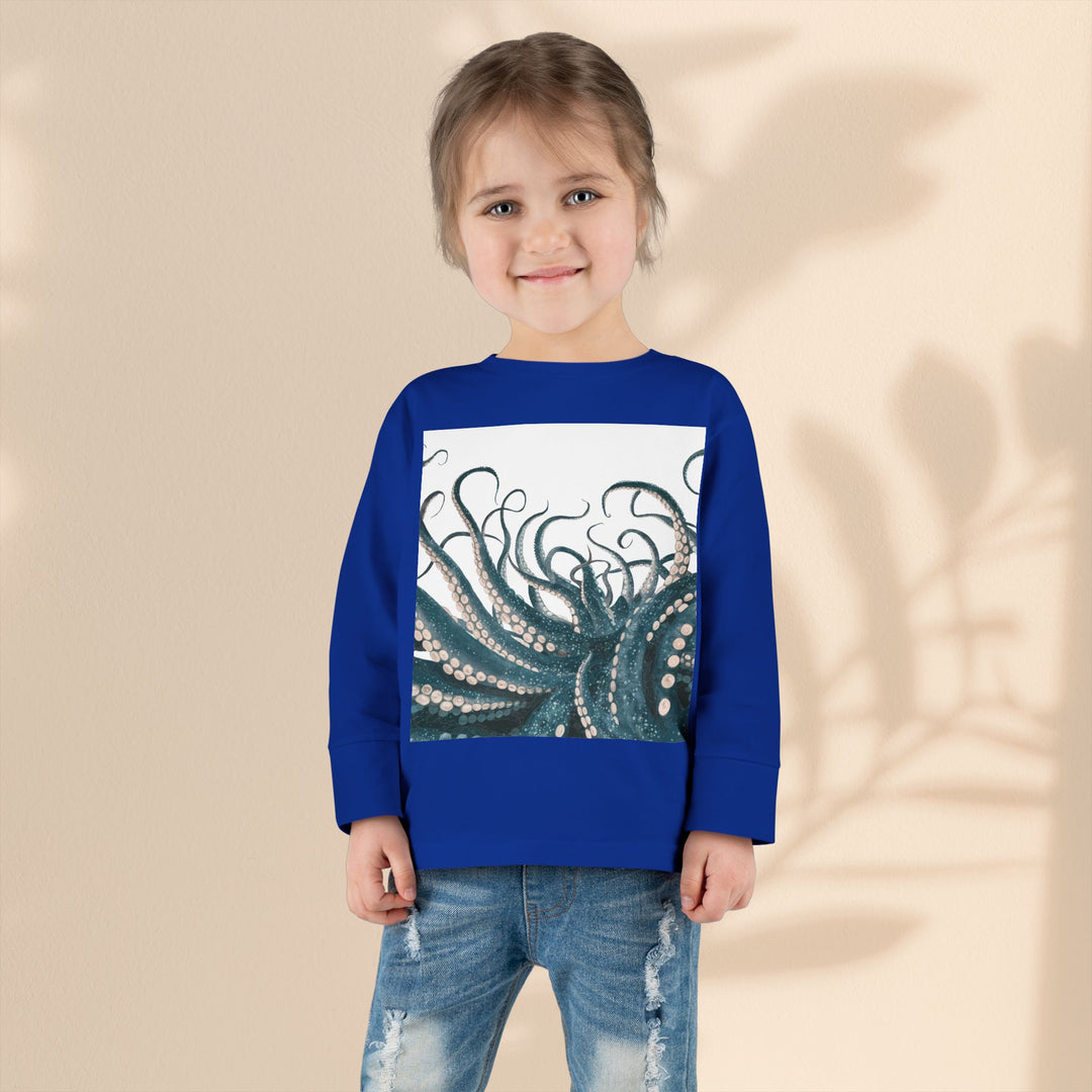 Toddler Long Sleeve Tee - Octopus