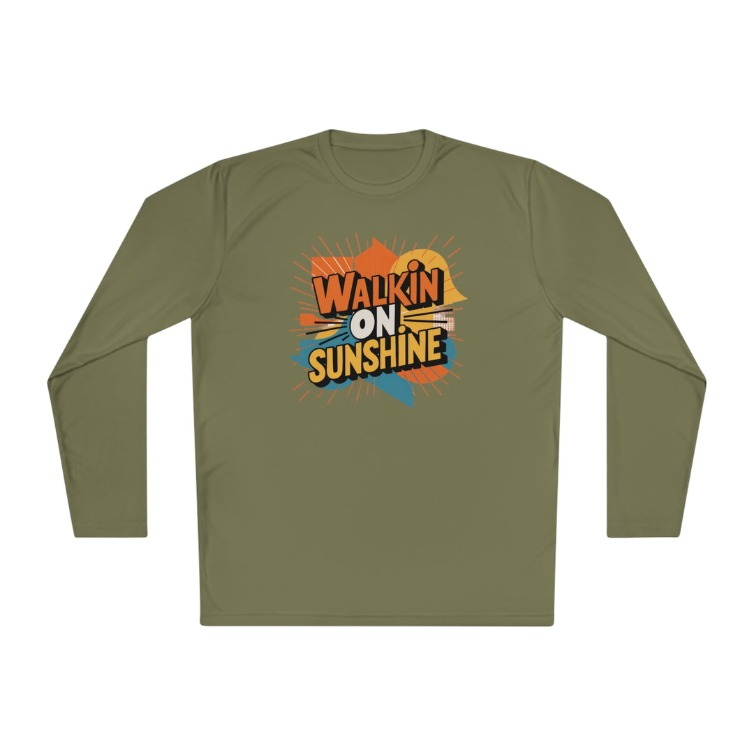 Unisex Lightweight Long Sleeve Tee - Walking On Sunshine