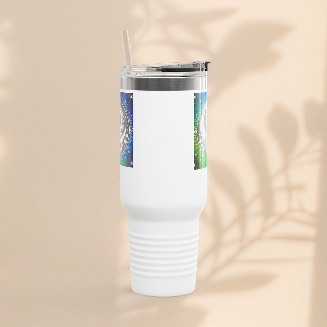 Galaxy Dragon Insulated Travel Mug - 40oz Eco-Friendly Water Bottle, Perfect for Camping, Road Trips, Gifts for Him/Her, Motivational Cup