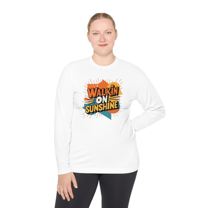 Unisex Lightweight Long Sleeve Tee - Walking On Sunshine