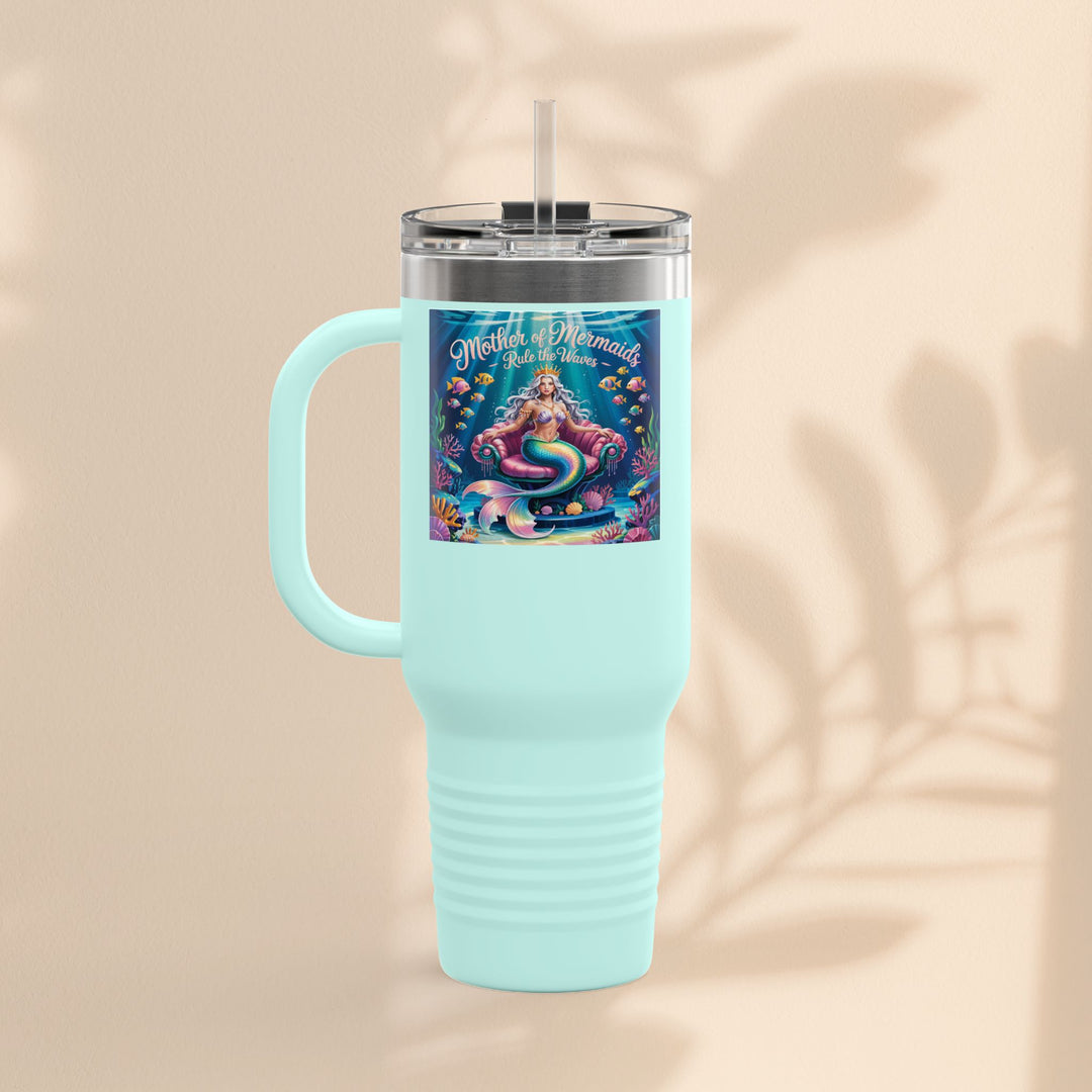 Mother of the Mermaids Insulated Travel Mug, 40oz | Perfect for Road Trips, Summer Days