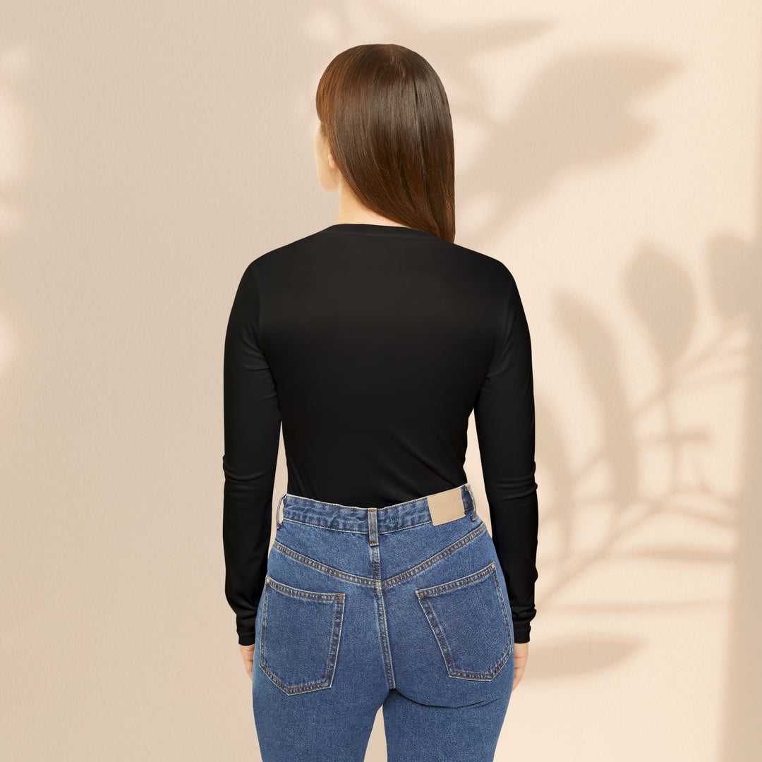 Sea Turtle Floral V-Neck Long Sleeve