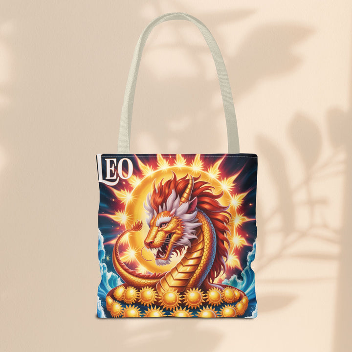 Leo Zodiac Tote Bag, Astrology Bag, Horoscope Tote, Birthday Gift, Festival Bag, Celestial Art Bag