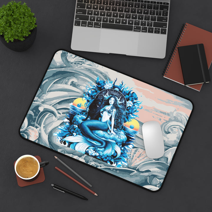 Desk Mat - Queen Mermaid with Dog