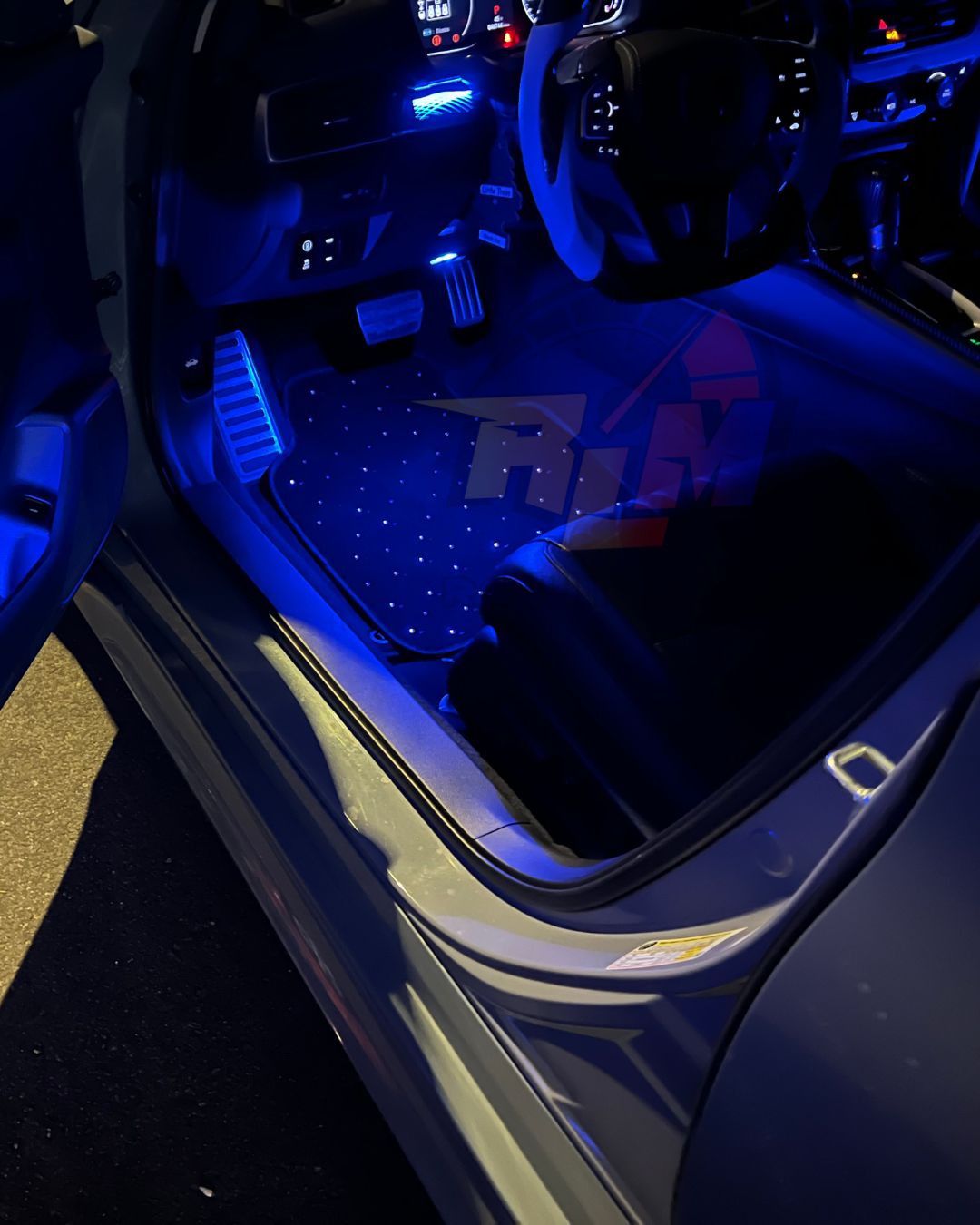 Starlight Fiber Optic Car Floor Mats | LED Galaxy Floor Mat Set