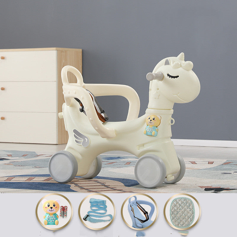 Baby Rocking Ride-On Cart Toy