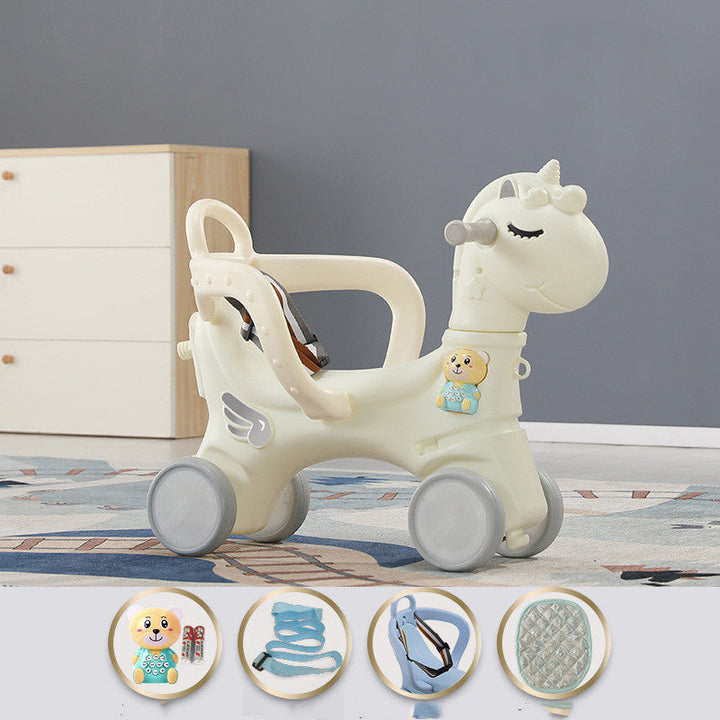 Baby Rocking Ride-On Cart Toy