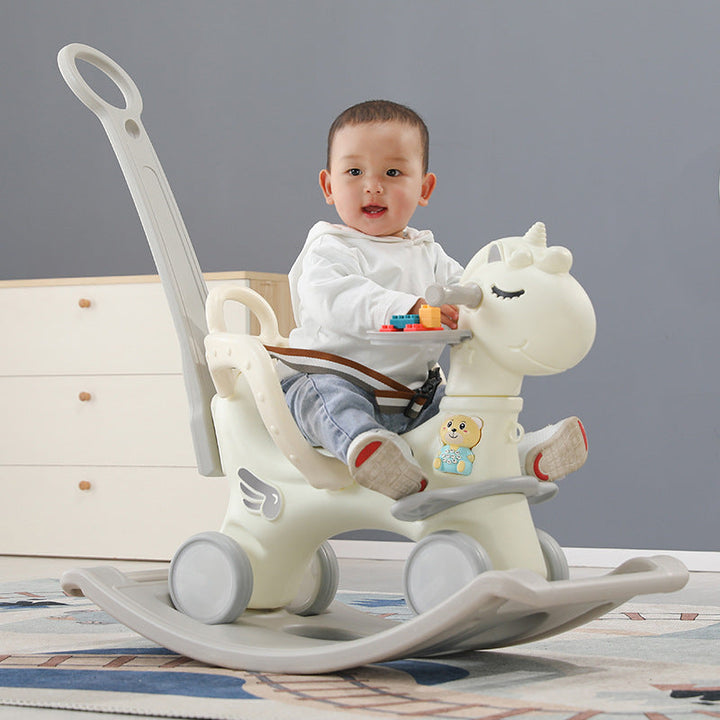 Baby Rocking Ride-On Cart Toy