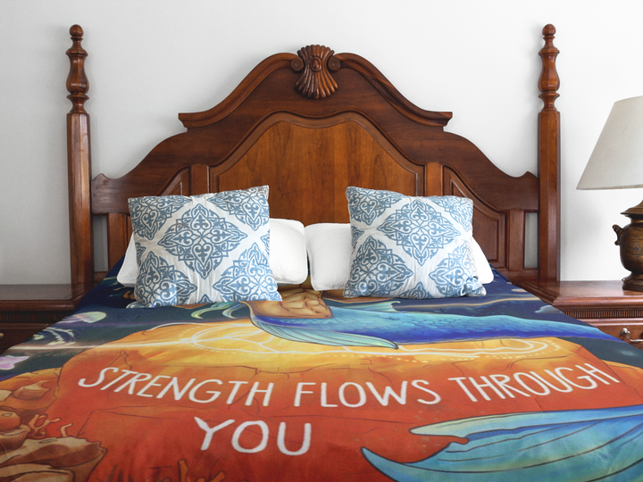 Merman Velveteen Plush Blanket
